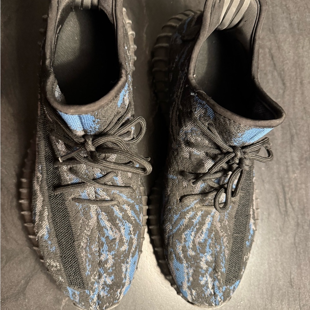 Yeezy 100 original Black/Blue Patterned camo Sneakers